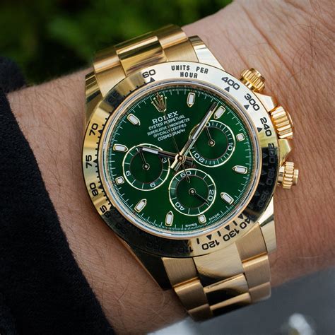 green face daytona rolex